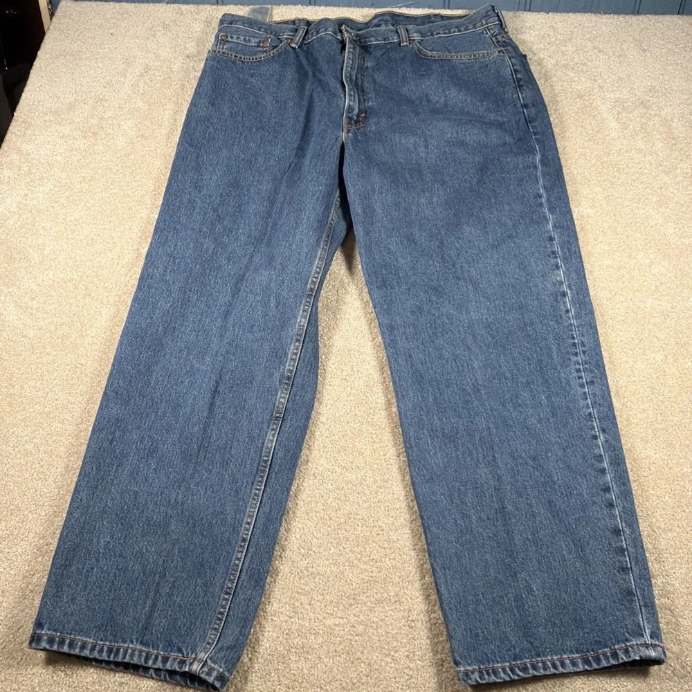 Levis 550 Mens Straight Leg Blue Jeans 42‎ X 29 (FITS 40 X 29) Cotton Denim